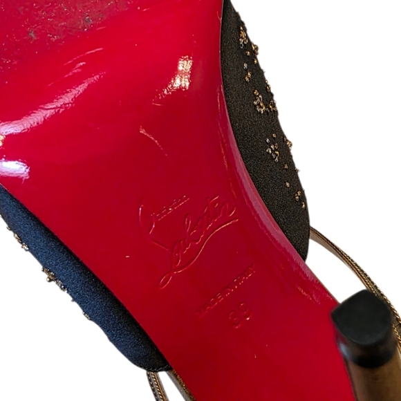 Christian Louboutin x Moda Operandi Rare Zodiac Akenana Mule Heels EXCLUSIVE - Picture 13 of 14